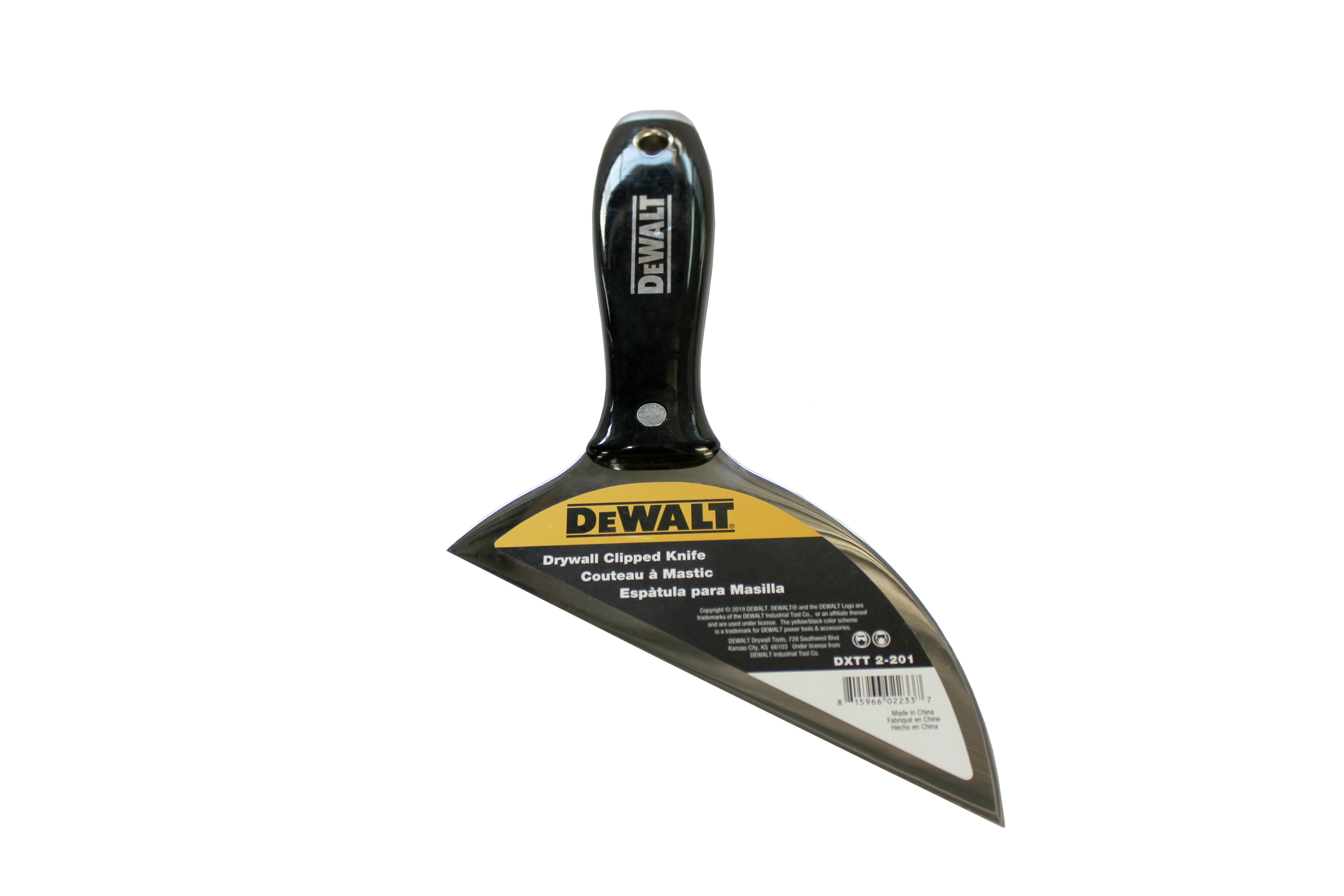 Шпатель угловой DeWalt, нержавеющая сталь